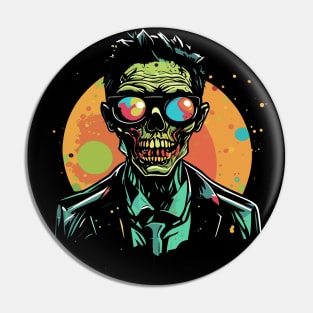 Zombie Pop Art 5 Pin