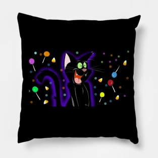 Kandy Dandy Kitty Pillow