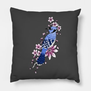 Blue Jay Pillow