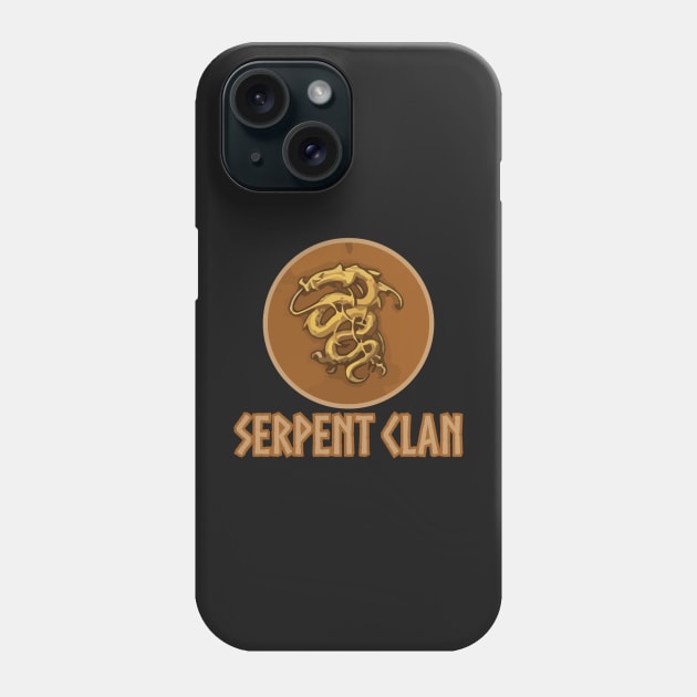 Blood Rage Serpent Clan Board Game Graphic - Tabletop Gaming Phone Case by MeepleDesign