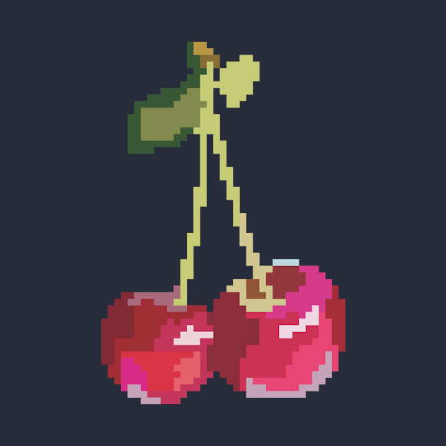 Pixel Cherries by Dmitry_Buldakov