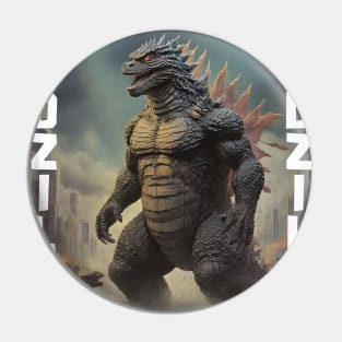 Godzilla Pin