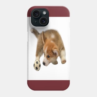 puppie football fan Phone Case