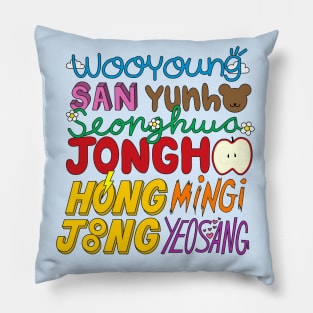 ATEEZ' cute names. Pillow