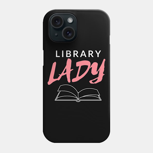 Library Lady Phone Case by FunnyStylesShop