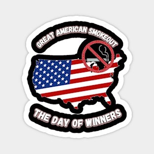 American Smokeout Magnet