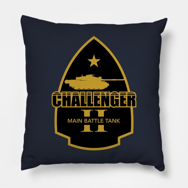 Challenger 2 Tank Patch Pillow by TCP