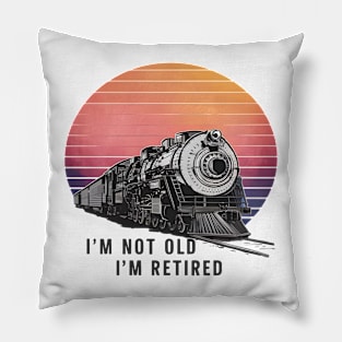 Timeless Retirement Attire Pillow