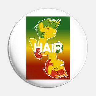 Feather Bangs Hair poster Pin