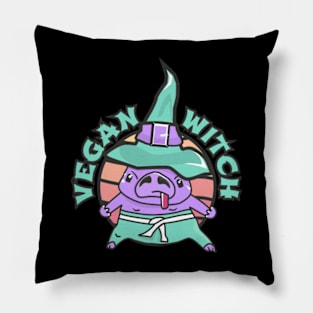 Vegan witch. Pillow