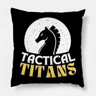 Tactical titans - Chess Pillow