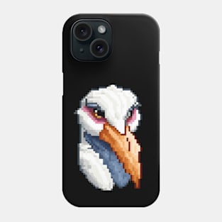 Head animal pixel art Phone Case