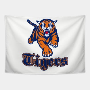 Tigers Sports Logo Tapestry