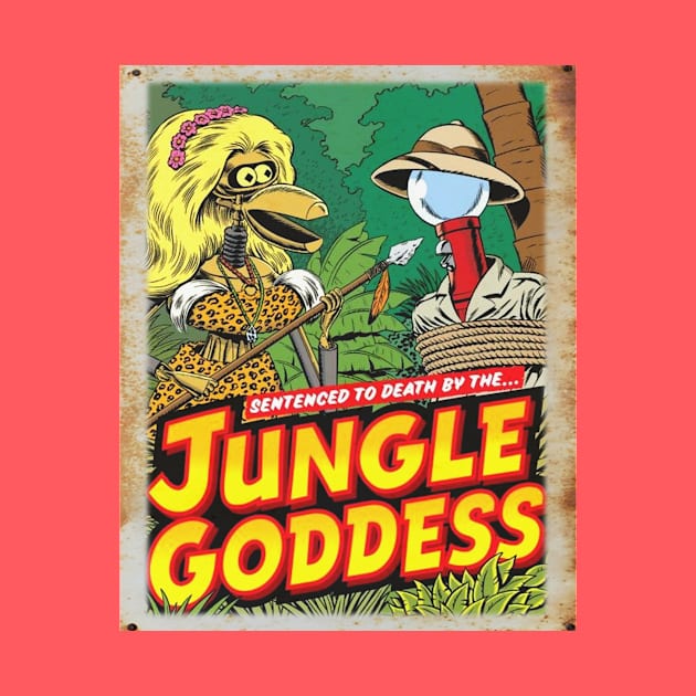 Mystery Science Rusty Barn Sign 3000 - Jungle Goddess by Starbase79