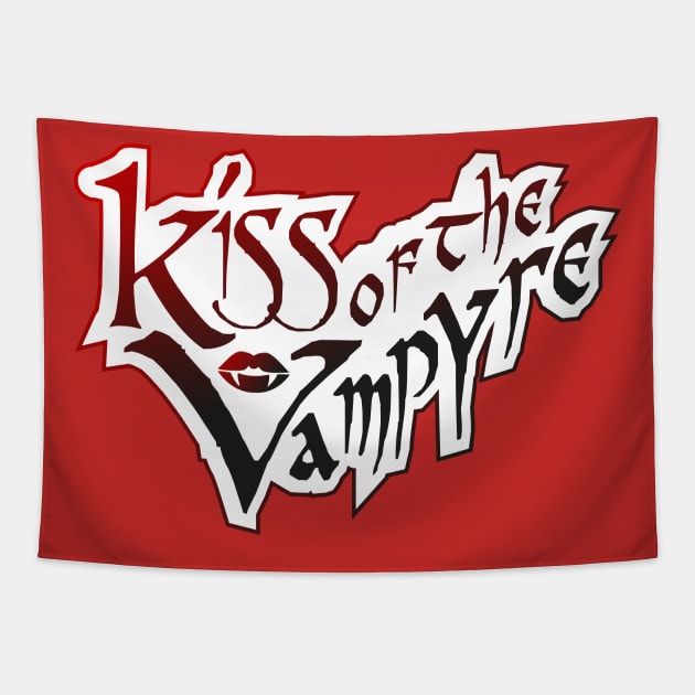 Kiss of the Vampyre Tapestry by Jokertoons