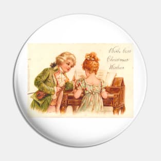 vintage Victorian Christmas Pin