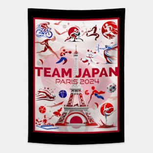 Team Japan - Paris 2024 Tapestry