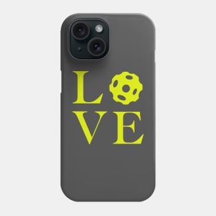 Love for the game of pickleball players love to dink Phone Case