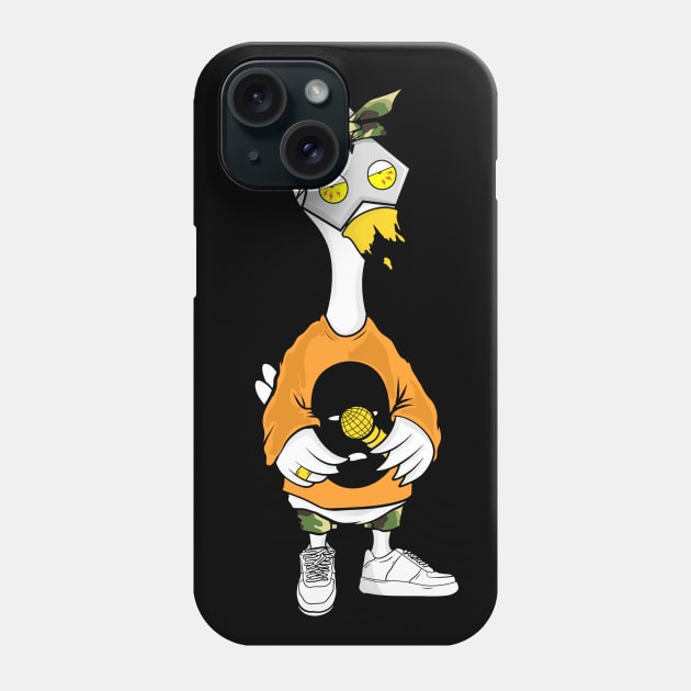 Super dope Slluks character gangster duckie chilling illustration Phone Case by slluks_shop