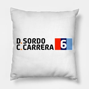 Dani Sordo/Candido Carrera Pillow