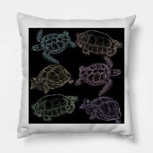 Colorful turtle pattern Pillow