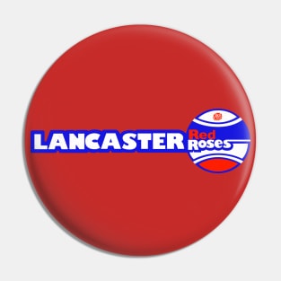 Defunct Lancaster Red Roses Basketball Pin