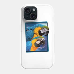 blue-yellow macaw Phone Case