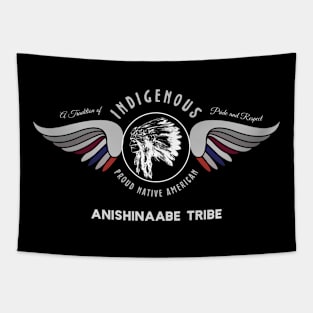 Anishinaabe Native American Indian  Tradition Respect Tapestry