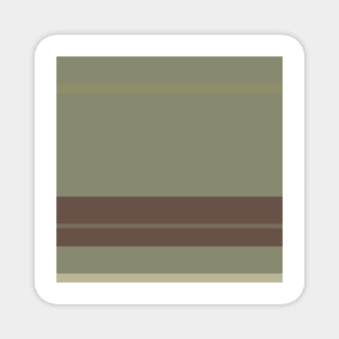 A particular transfusion of Quincy, Pastel Brown, Brown Grey, Putty and Artichoke stripes. Magnet