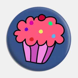 Pink Cupcake Pin