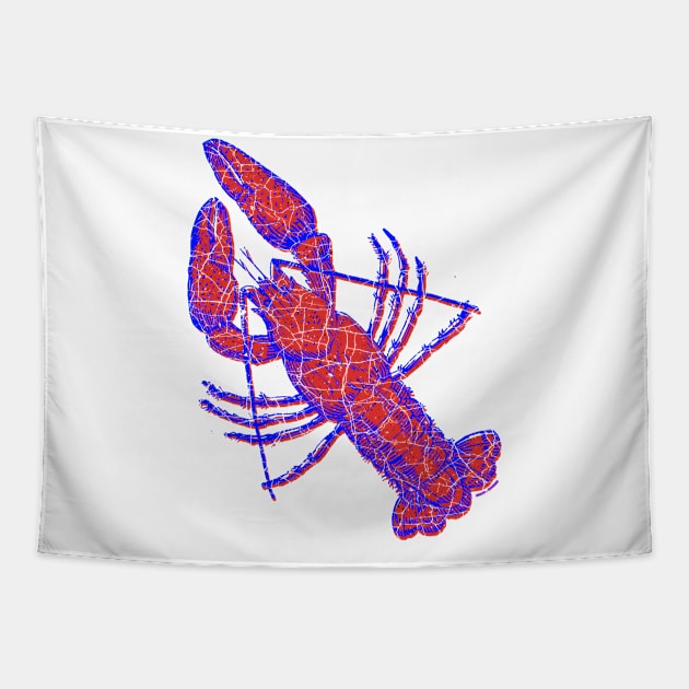 Yummy Yummy Crawfish Tapestry by Roufxis