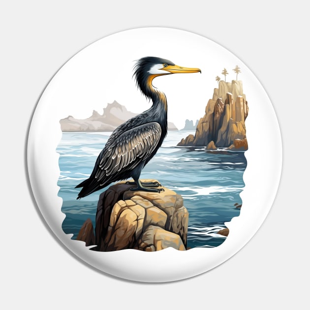 Cormorant Pin by zooleisurelife