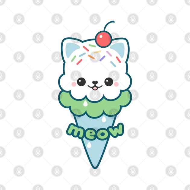 Ice Cream Kitty by sugarhai