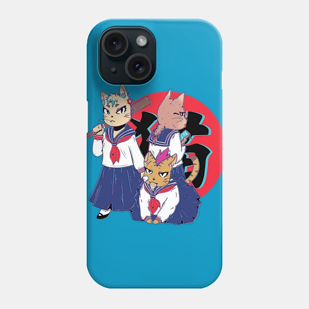 NEKO GANG Phone Case by Chofy87