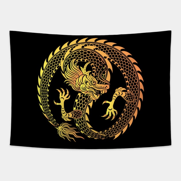 Chinese Year Of The Dragon 2024 Lunar Year 2024 Tapestry by Danemilin