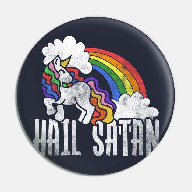 Hail Satan Pin by bubbsnugg