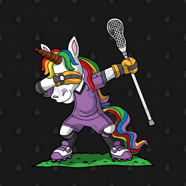 Dabbing Unicorn Lacrosse LAX by E