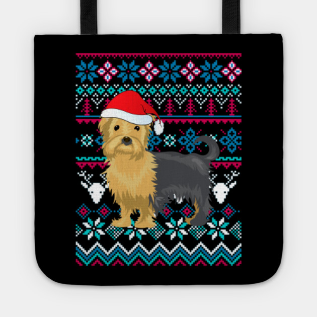 yorkie christmas sweater