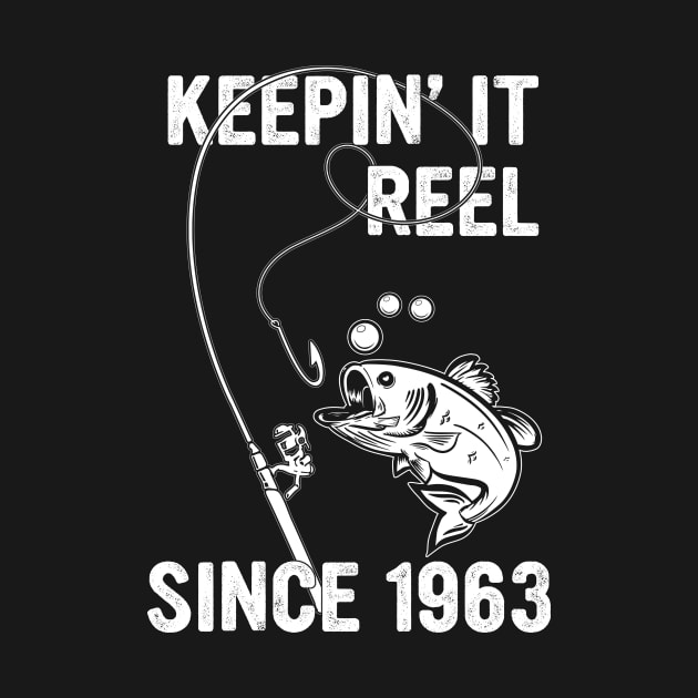 Keepin It Reel Since 1964 60th birthday born in 1964 by inksplashcreations