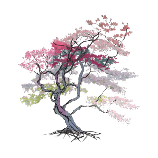 Japanese Cherry Tree by Urban Gypsy Designs