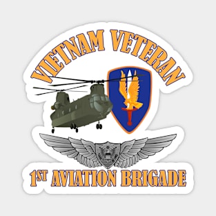 Vietnam Vet CH-47 Pilot Wings Magnet