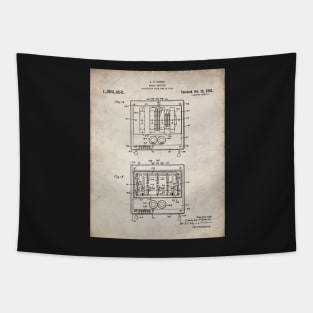 Toaster Patent - Baker Chef Kitchen Diner Decor Art - Antique Tapestry