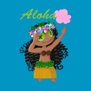 Hawaii Hula Girl T-Shirt