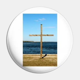 Seaside Cross Pin