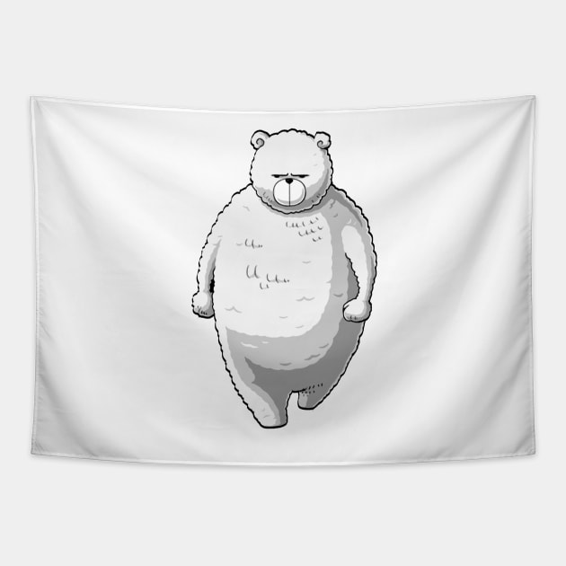 WHITE BEAR Tapestry by presentees