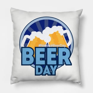 National Beer Day Pillow