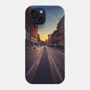 Sunset in the Street Phone Case