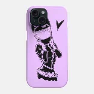 Cat Biker Chic Phone Case