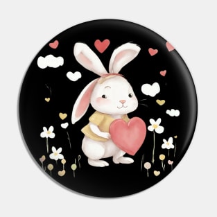 Sweet Bunny, Heart Pin