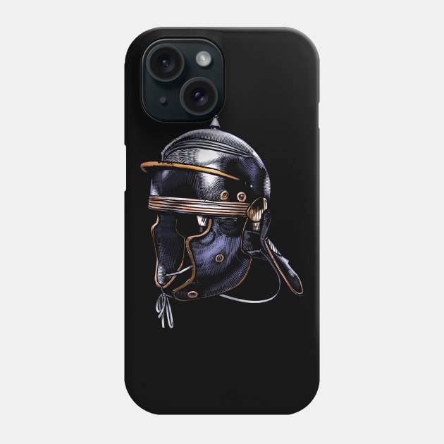 Ancient Roman Imperial Legionary Helmet Phone Case by Styr Designs